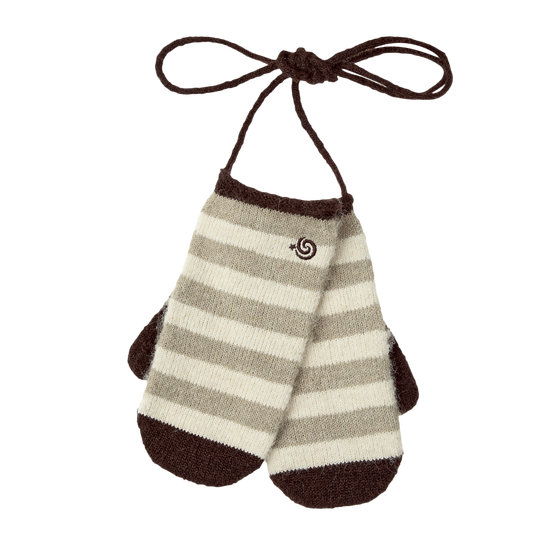AEAE Stripe Mitten Gloves