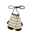 AEAE Stripe Mitten Gloves