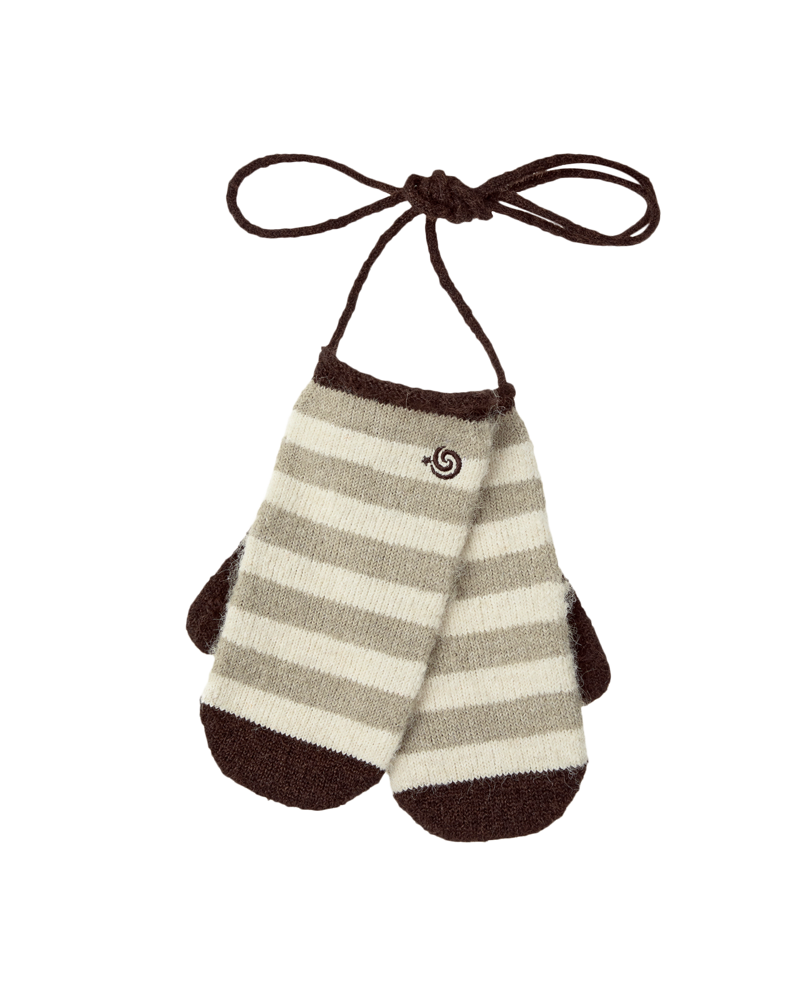 AEAE Stripe Mitten Gloves