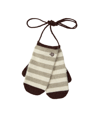 AEAE Stripe Mitten Gloves