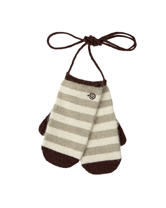 AEAE Stripe Mitten Gloves