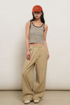 General Idea WOMAN Multi Stripe U-Neck Sleeveless