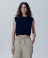 Marithé François Girbaud Women's Crochet Knit Vest
