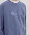Marithé François Girbaud Garment Dyed Oversized Sweatshirt