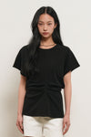 General Idea WOMAN Back Point Drape T-Shirt