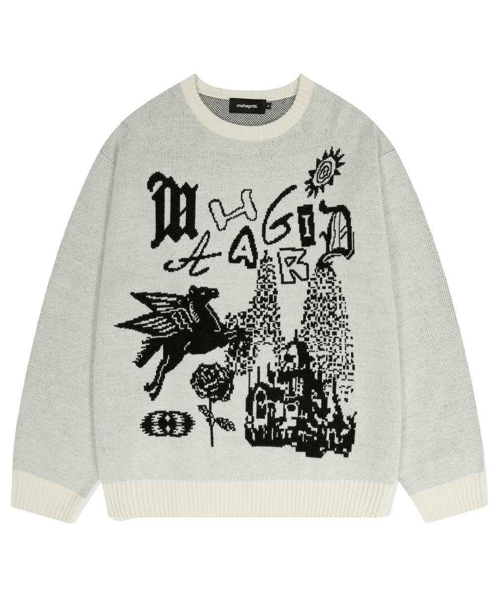 Mahagrid Fantasia Knit Sweater