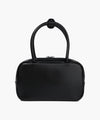 Marithé François Girbaud Classic Logo Square Mini Tote Bag Black
