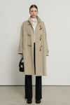 General Idea WOMAN Toggle Single Trench Coat