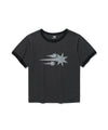 Nice Ghost Club Stripe Rush 3Star Ringer Crop Tee