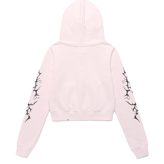 Cavish Women's Stem Zip Up Hoodie in Pink