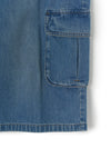 MLB Men's Varsity Vintage Slub Cargo Denim Bermuda Pants