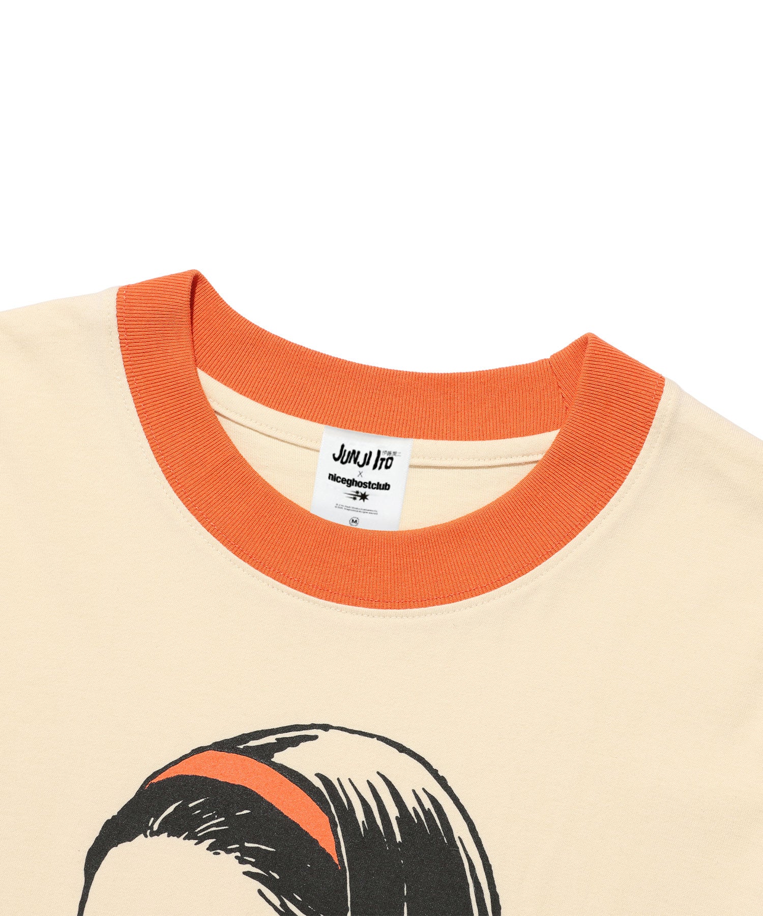 Nice Ghost Club Junji Ito Maniac Tomie Big Big Long Sleeve Tee [Ivory]