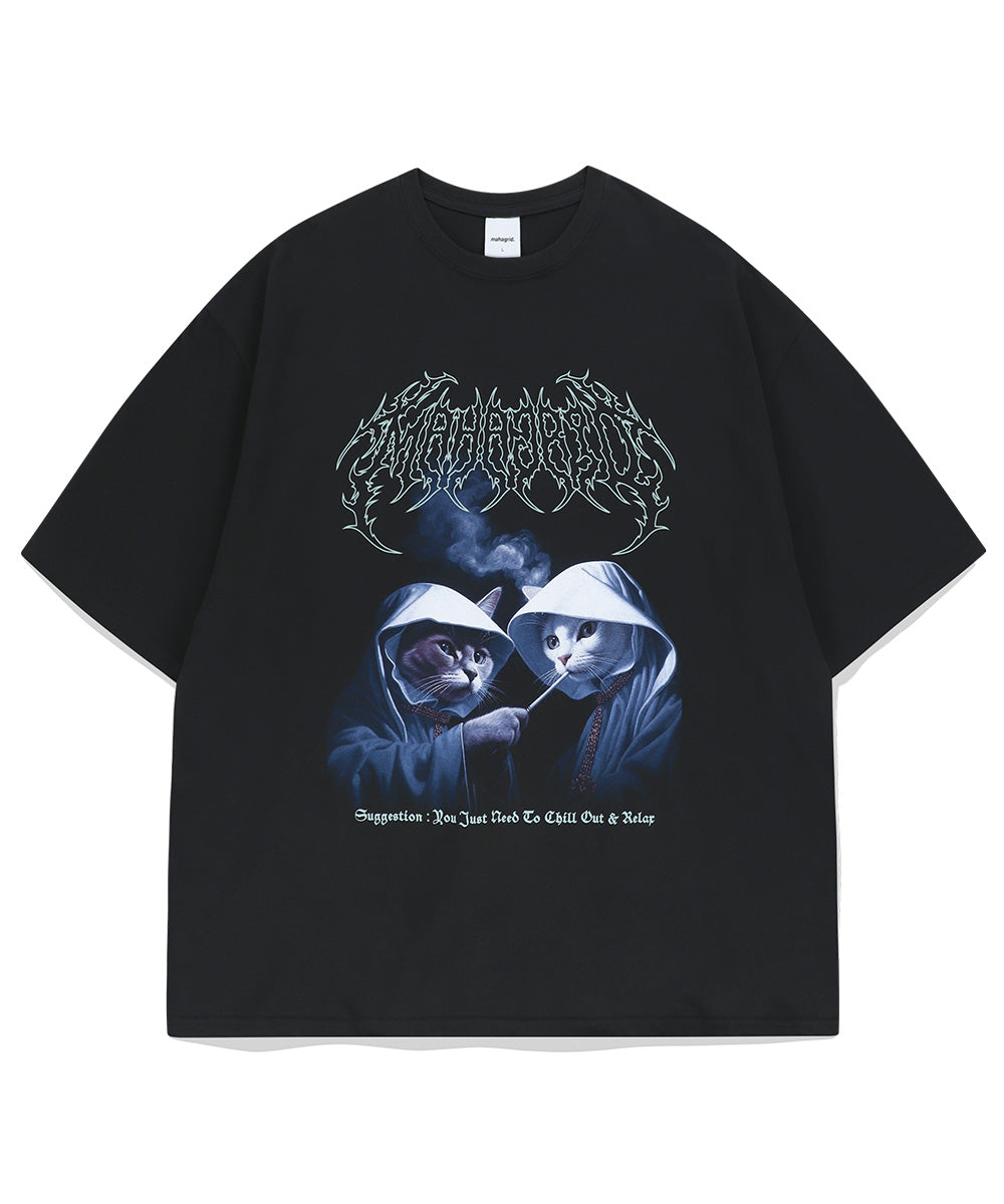 Mahagrid Smoking Cat Tee