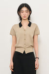 General Idea WOMAN Layered Essential Half Cardigan