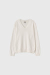 General Idea WOMAN Cotton Layered V-Neck Knit Pullover