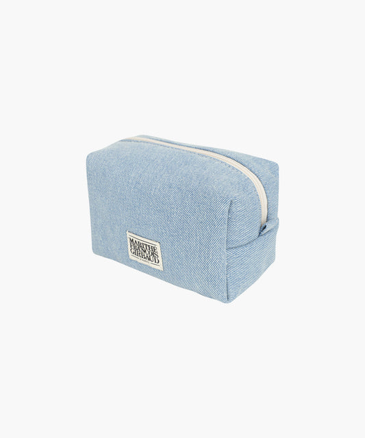 Marithé François Girbaud Classic Logo Denim Pouch