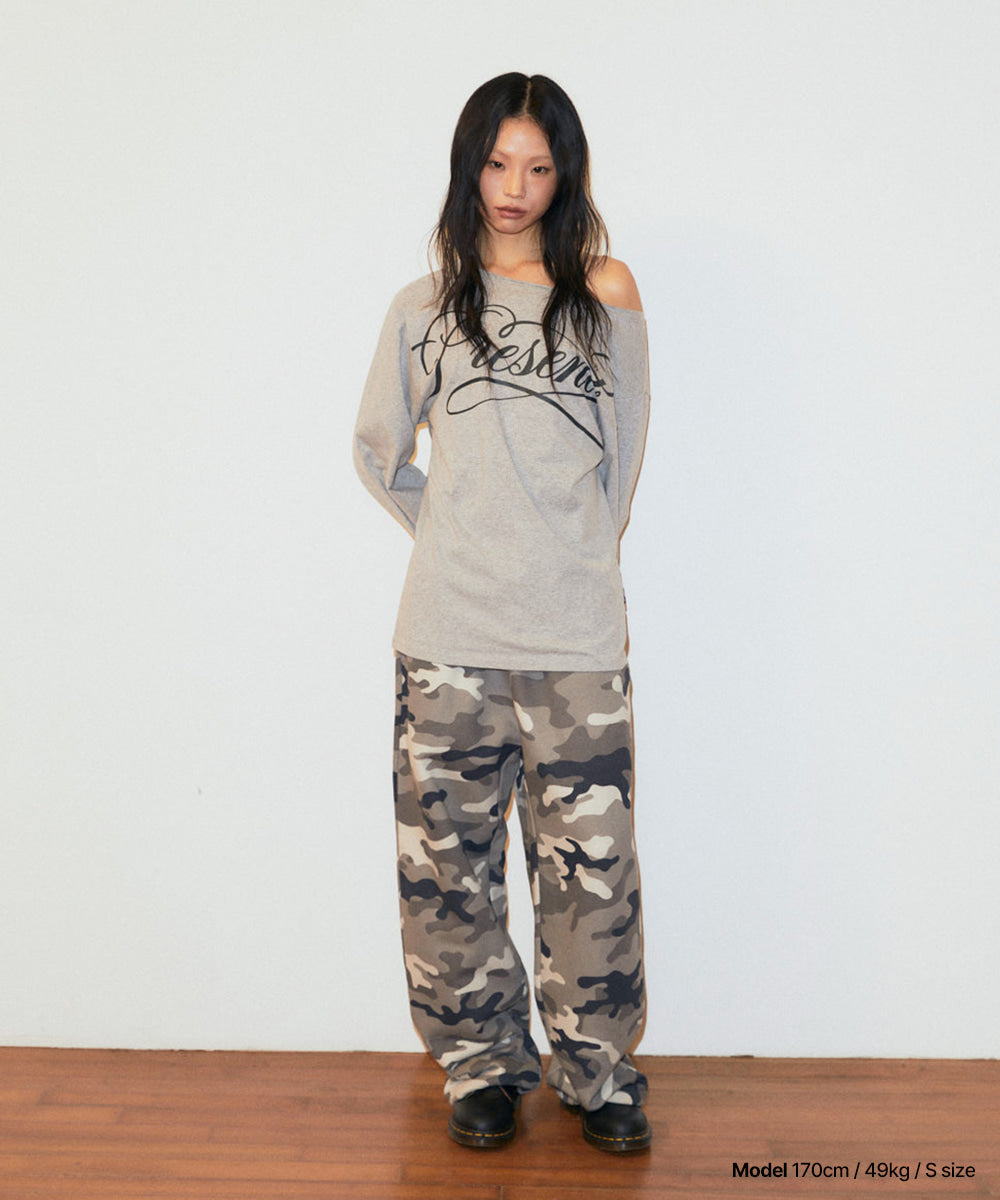 Mahagrid Camo Applique Sweatpant