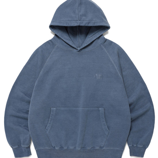 Cavish Raglan Pigment Seller Logo Hoodie Blue