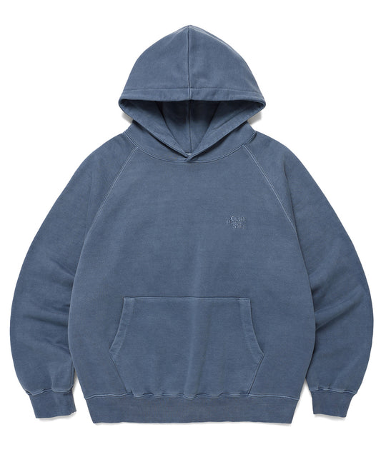 Cavish Raglan Pigment Seller Logo Hoodie Blue