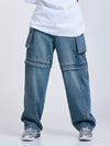 ADLV Segregated Pocket Denim Set Up Pants