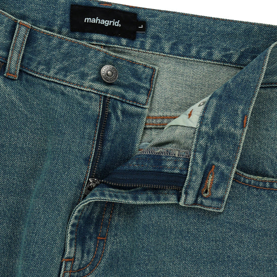 Mahagrid Mud Washing Denim Pant
