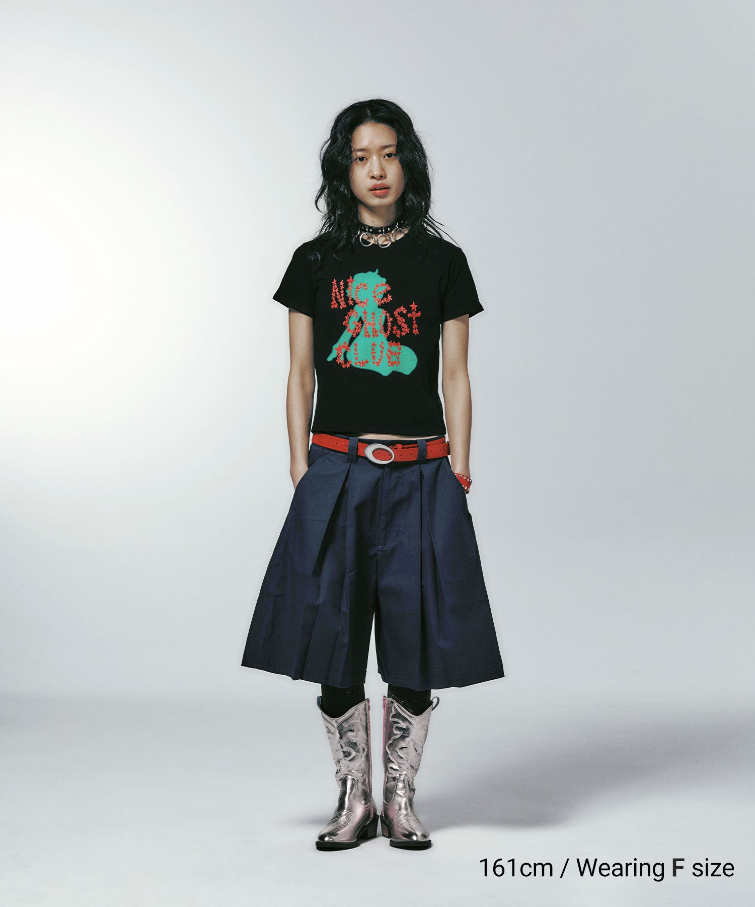 Nice Ghost Club Stars & Silhouettes Mini Tee [Black]