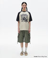Mahagrid Rose Raglan Tee