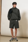 General Idea UNISEX Seersucker Check Hood Anorak