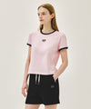 Marithé François Girbaud W CLASSIC LOGO RINGER TEE