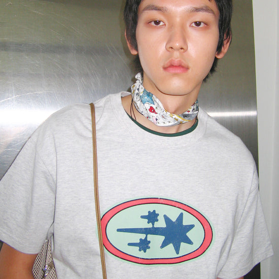 Nice Ghost Club Oval 3 Star Logo Tee