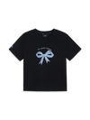 MLB Women's Bow Tie Graphic Slim Semi Crop T-Shirts