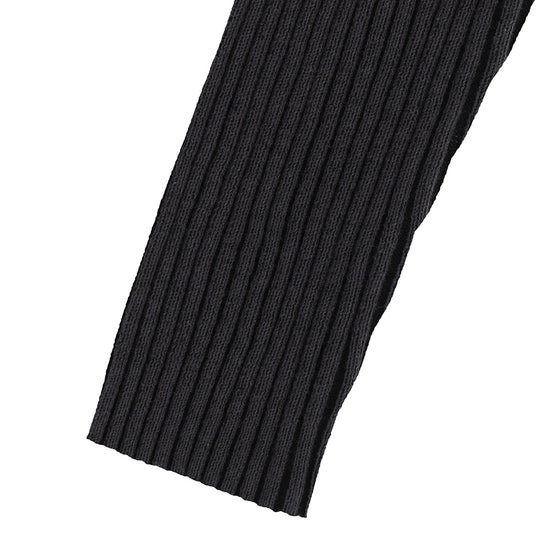 Mahagrid Two Tone Zip Up Cardigan