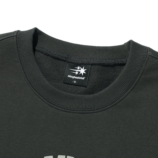 Nice Ghost Club Fantasy Dream Applique Sweatshirt