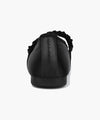 Marithé François Girbaud Kids Round Toe Flats with Scrunchie - Black