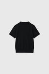 General Idea WOMAN Airy Essential Collar Half Knit