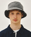Marithé François Girbaud CLASSIC LOGO FLOWER BUCKET HAT washed black