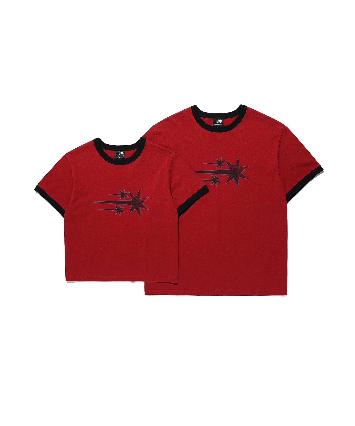 Nice Ghost Club Vintage 3 Star Basic Ringer Tee