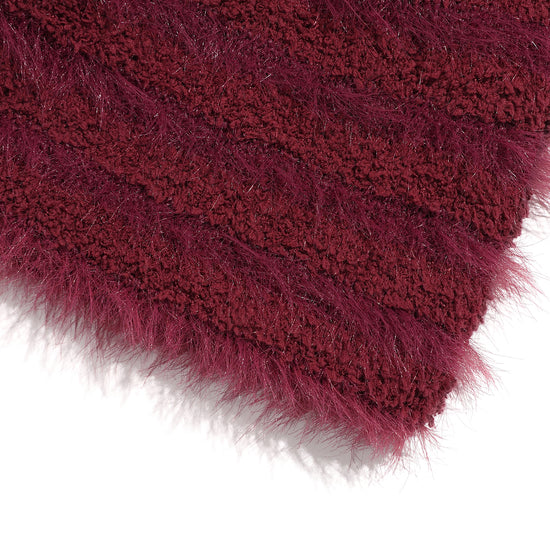 Nice Ghost Club Stripe Beanie [Burgundy]