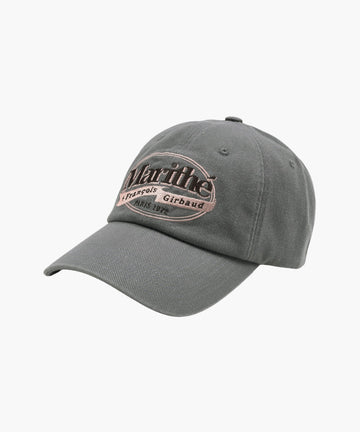 Marithé François Girbaud Vintage Washing Ball Cap Dark Gray