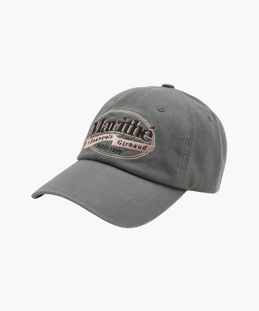 Marithé François Girbaud Vintage Washing Ball Cap Dark Gray