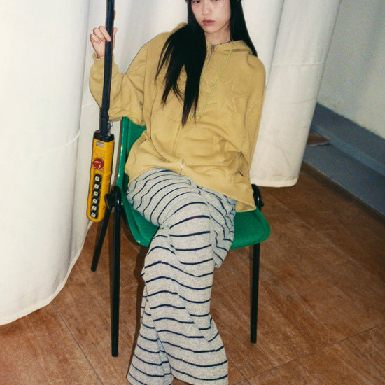 Nice Ghost Club Stripe Layered Skirt Pants