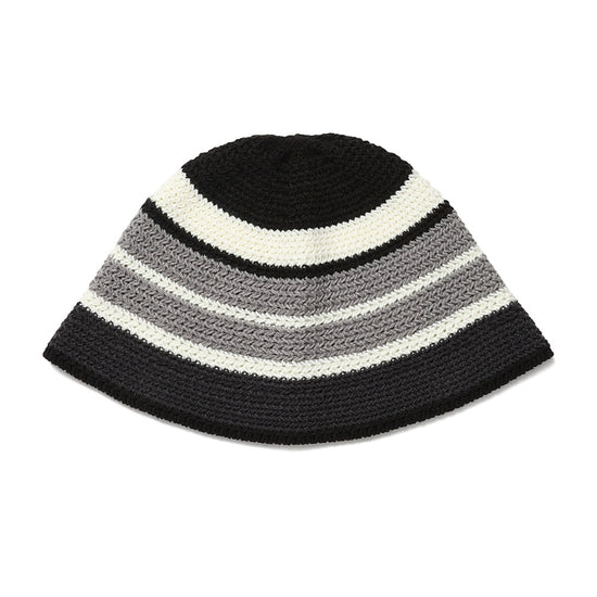 Cavish Striped Knit Bucket Hat