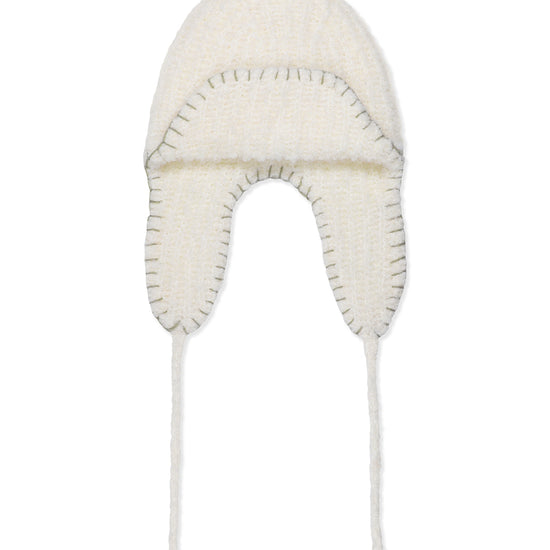 Mahagrid Stitch Earflap Hat