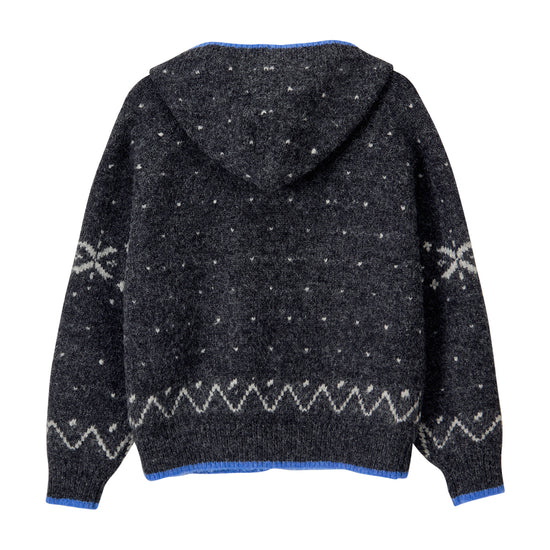 Bitter Cells Snowy Hood Cardigan