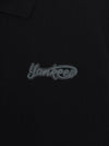 MLB Varsity Small Cursive Over Fit Polo T-Shirts