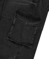 Mahagrid Wide Cargo Denim Pant