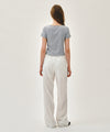 Marithé François Girbaud W MARINE EASY PANTS white