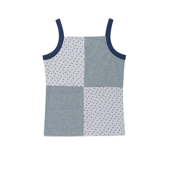 Cavish Mix Patch Sleeveless