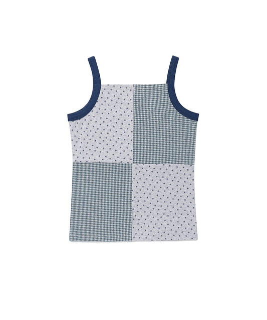 Cavish Mix Patch Sleeveless