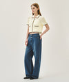 Marithé François Girbaud W SUMMER SEMI WIDE DENIM PANTS